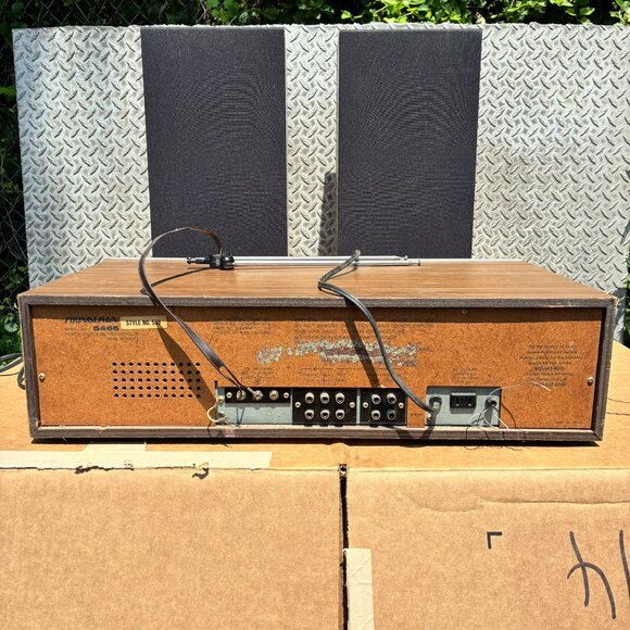 Vintage Soundesign 5466 AM/FM Stereo Receiver 8-Track Tape Player Tested Works - Picture 10 of 14